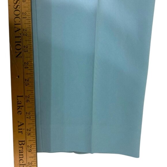 St. John Light Blue Straight-Leg Trousers Dress Pants Slacks - Women's Size 12 - Picture 5 of 6